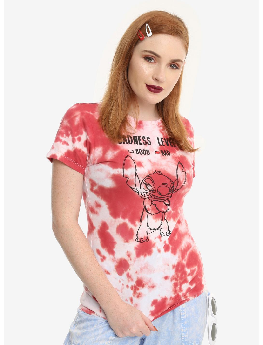 Disney Lilo & Stitch Badness Level Tie Dye Girls T-Shirt, TIE DYE, hi-res