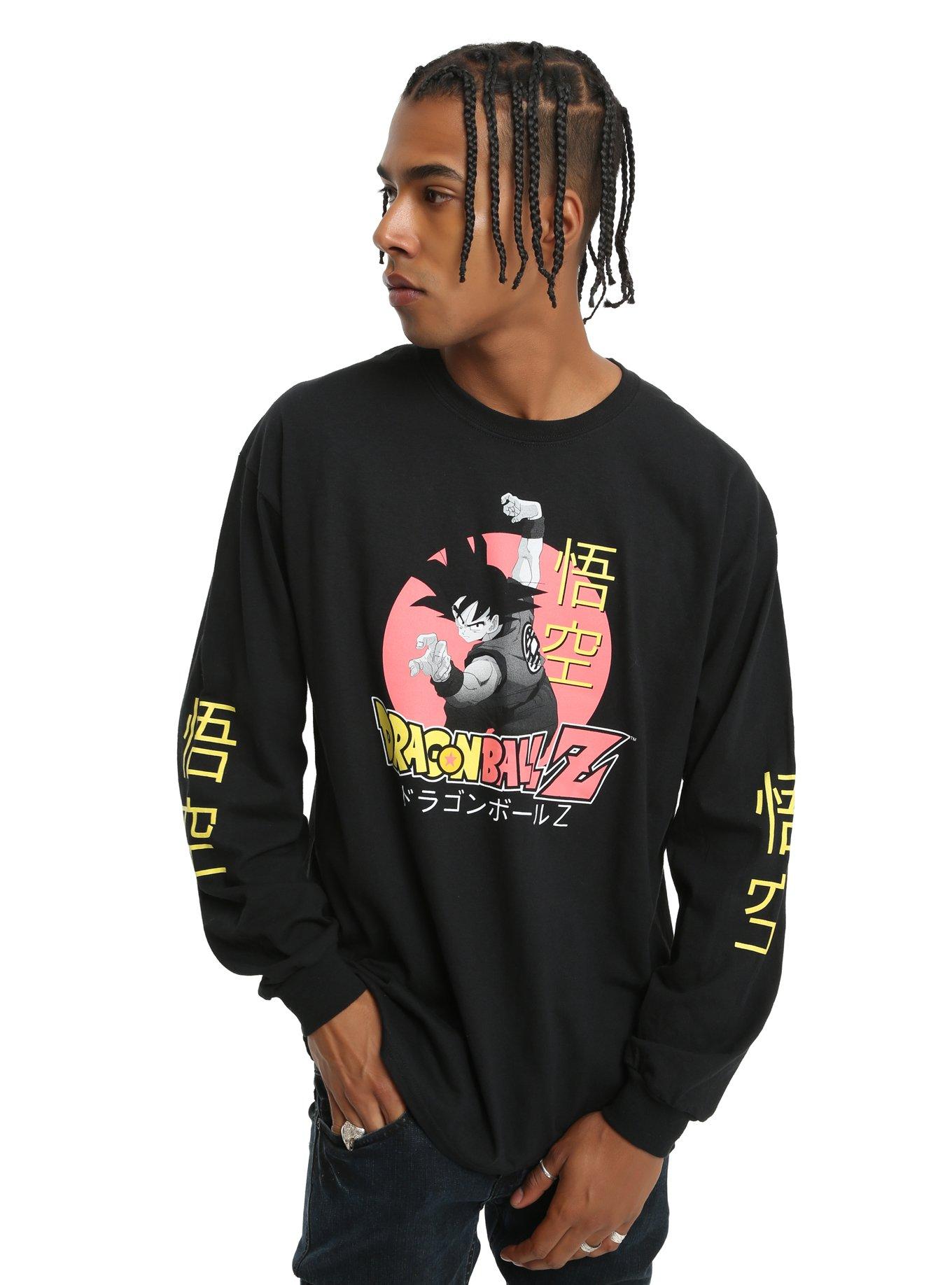 Dragon Ball Z Long-Sleeve Shirt, BLACK, hi-res