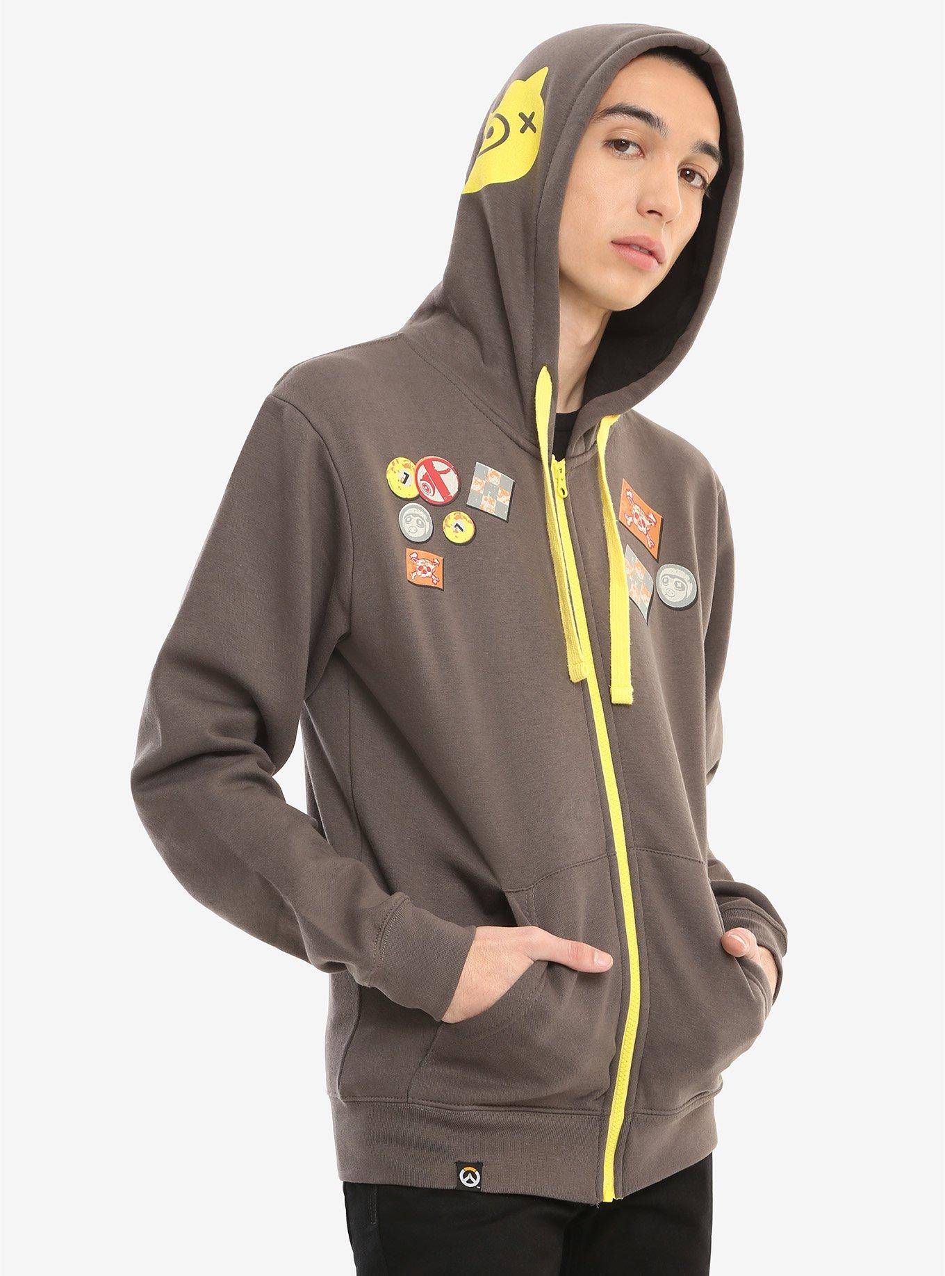 J!NX Overwatch Roadhog Ultimate Hoodie, GREY, hi-res