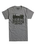 Stranger Things Silhouette T-Shirt, GREY, hi-res