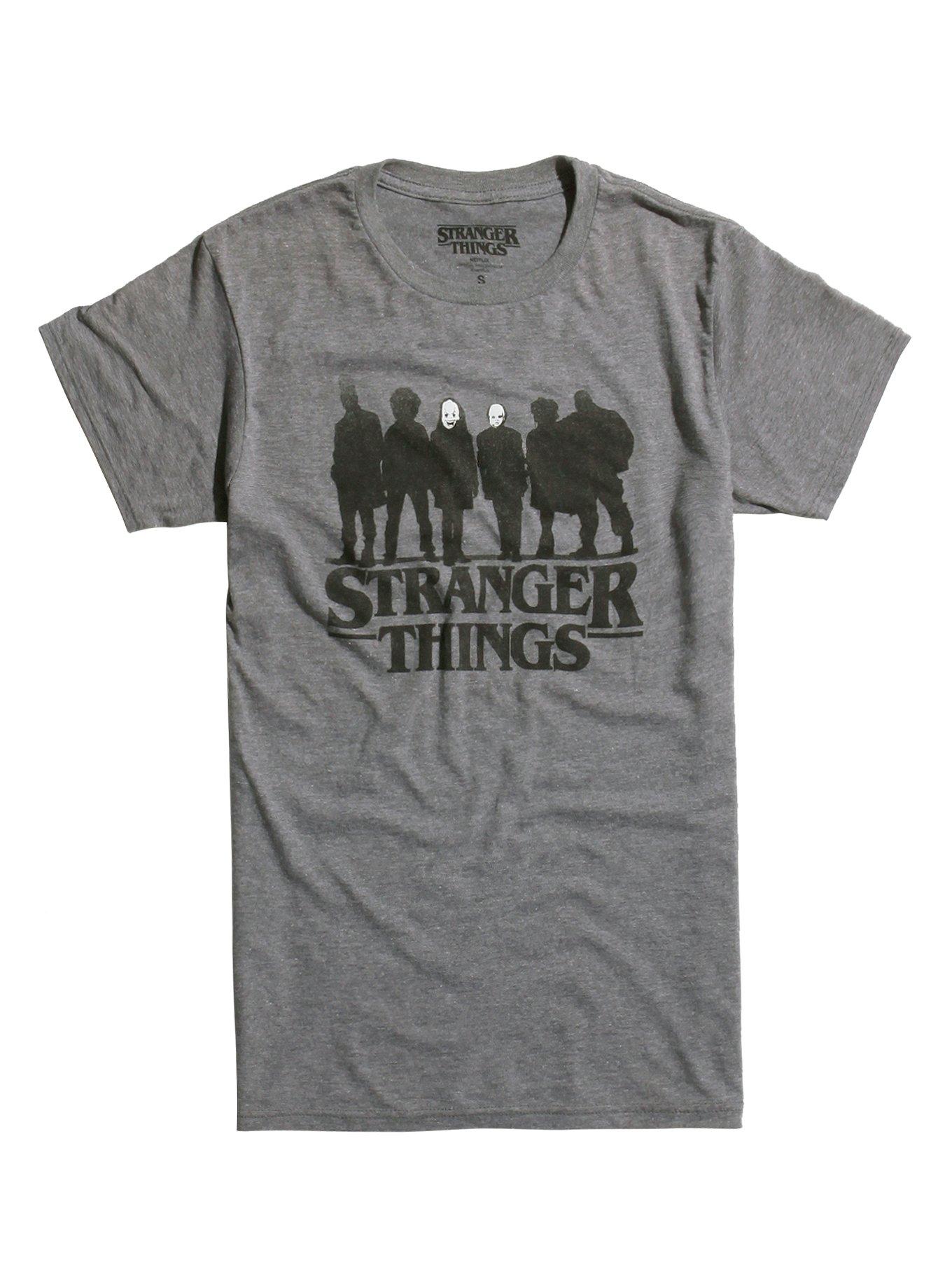Stranger Things Silhouette T-Shirt, GREY, hi-res view 1