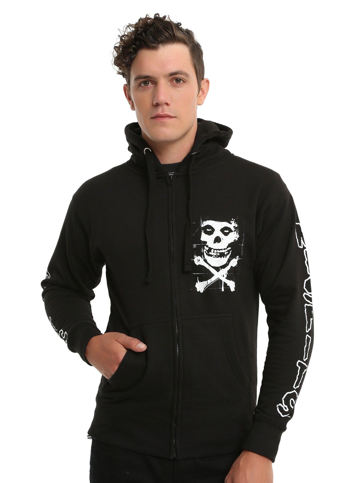 Skull and cheap crossbones hoodie