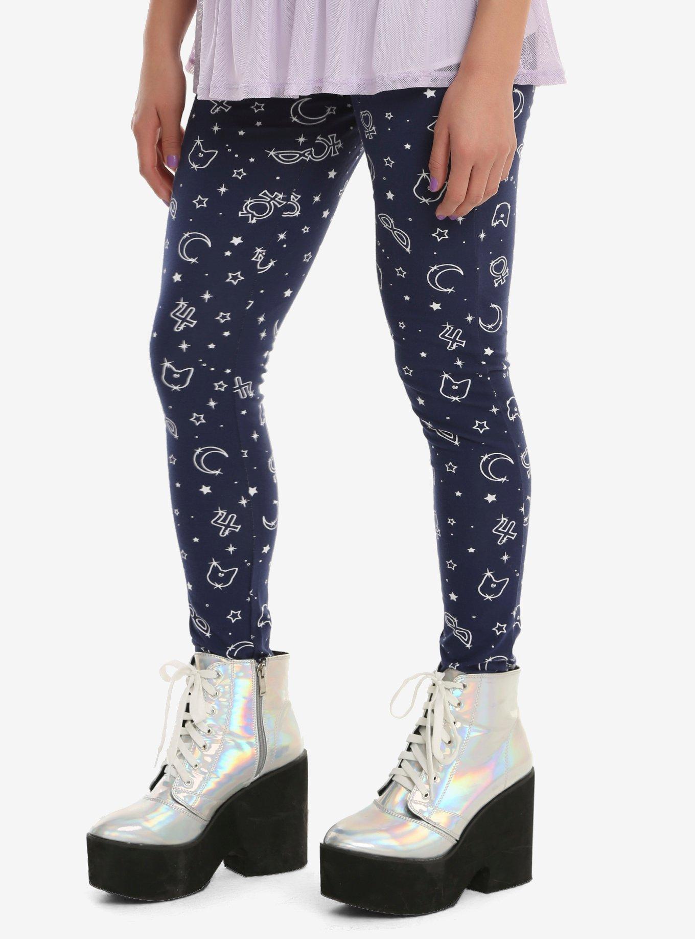 Sailor Moon Symbol Leggings schwarz