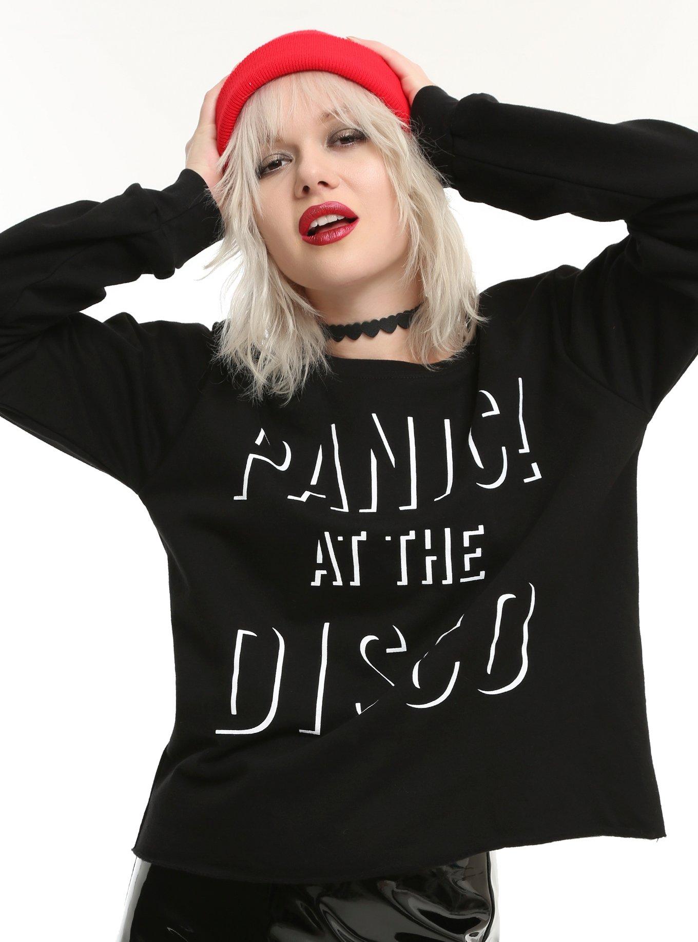 Panic! At The Disco Logo Girls Crop Sweatshirt | Hot Topic