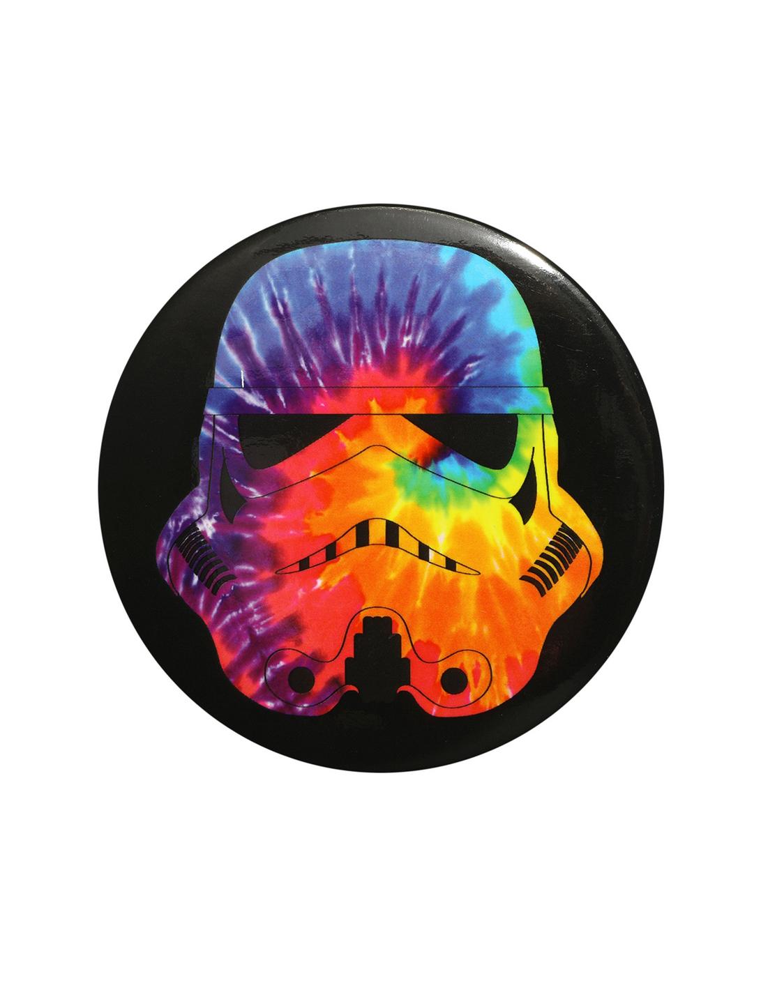 Star Wars Rainbow Tie Dye Stormtrooper 3 Inch Pin, , hi-res