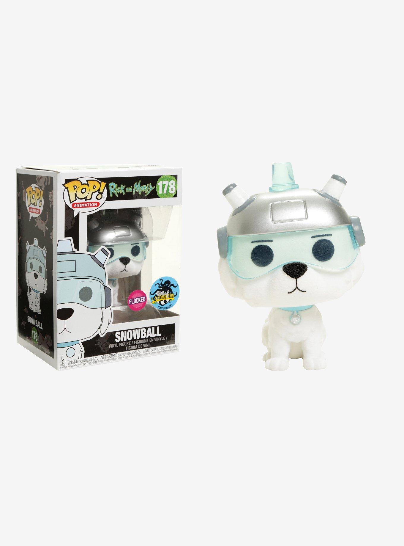 Funko Rick And Morty Pop! Animation Snowball (Flocked) Vinyl Figure 2017 Stan Lee's L.A. Comic Con Exclusive, , hi-res