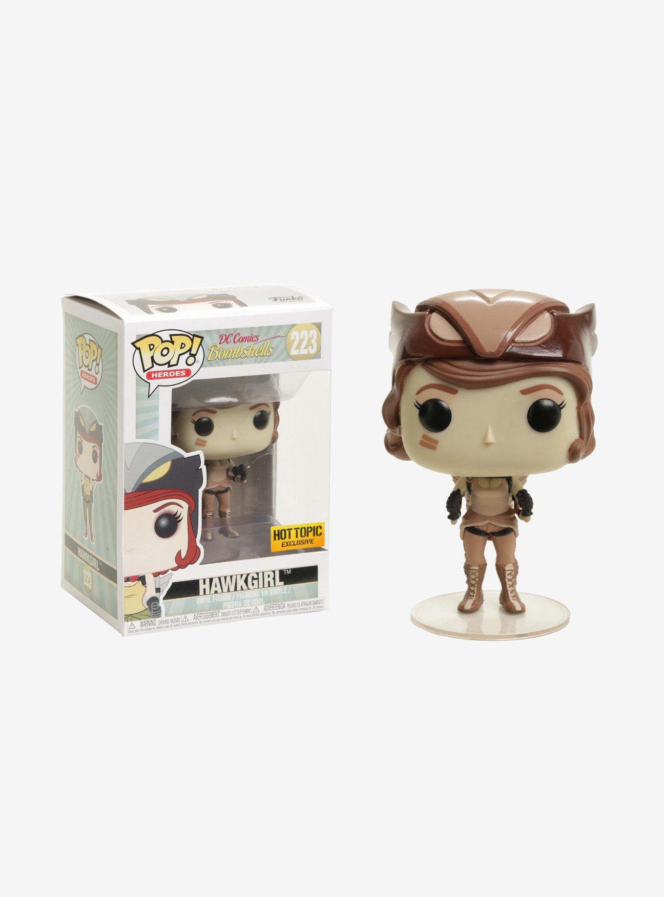 Funko DC Comics Bombshells Pop! Heroes Hawkgirl (Sepia) Vinyl Figure Hot Topic Exclusive, , hi-res
