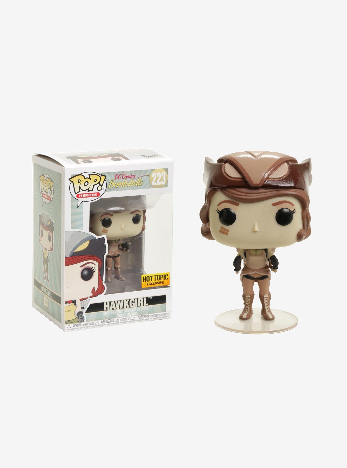 Funko DC Comics Bombshells Pop! Heroes Hawkgirl (Sepia) Vinyl Figure Hot Topic Exclusive, , hi-res