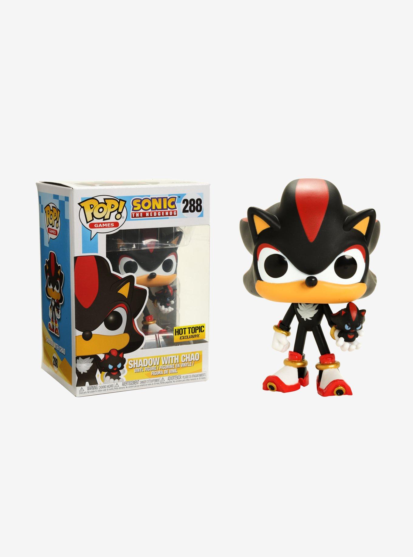 Funko Pop Lot Bundle of 2 Sonic The Hedgehog - Shadow, Sonic With