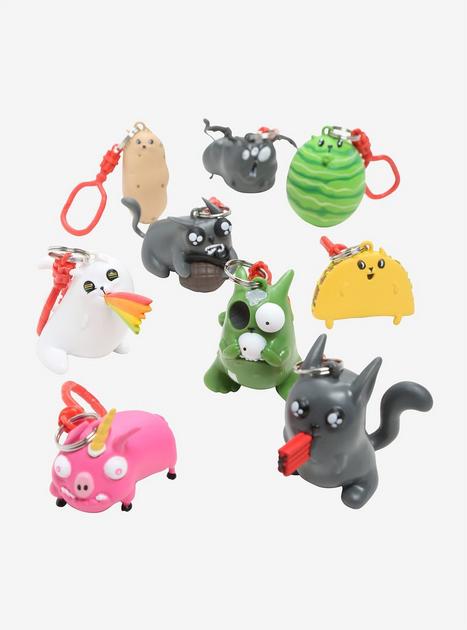 ☆ぽらねこ　ストラップ　バッグ　2個セット Exploding Kittens Backpack Hangers Blind Bag Clip-On Figure | Hot