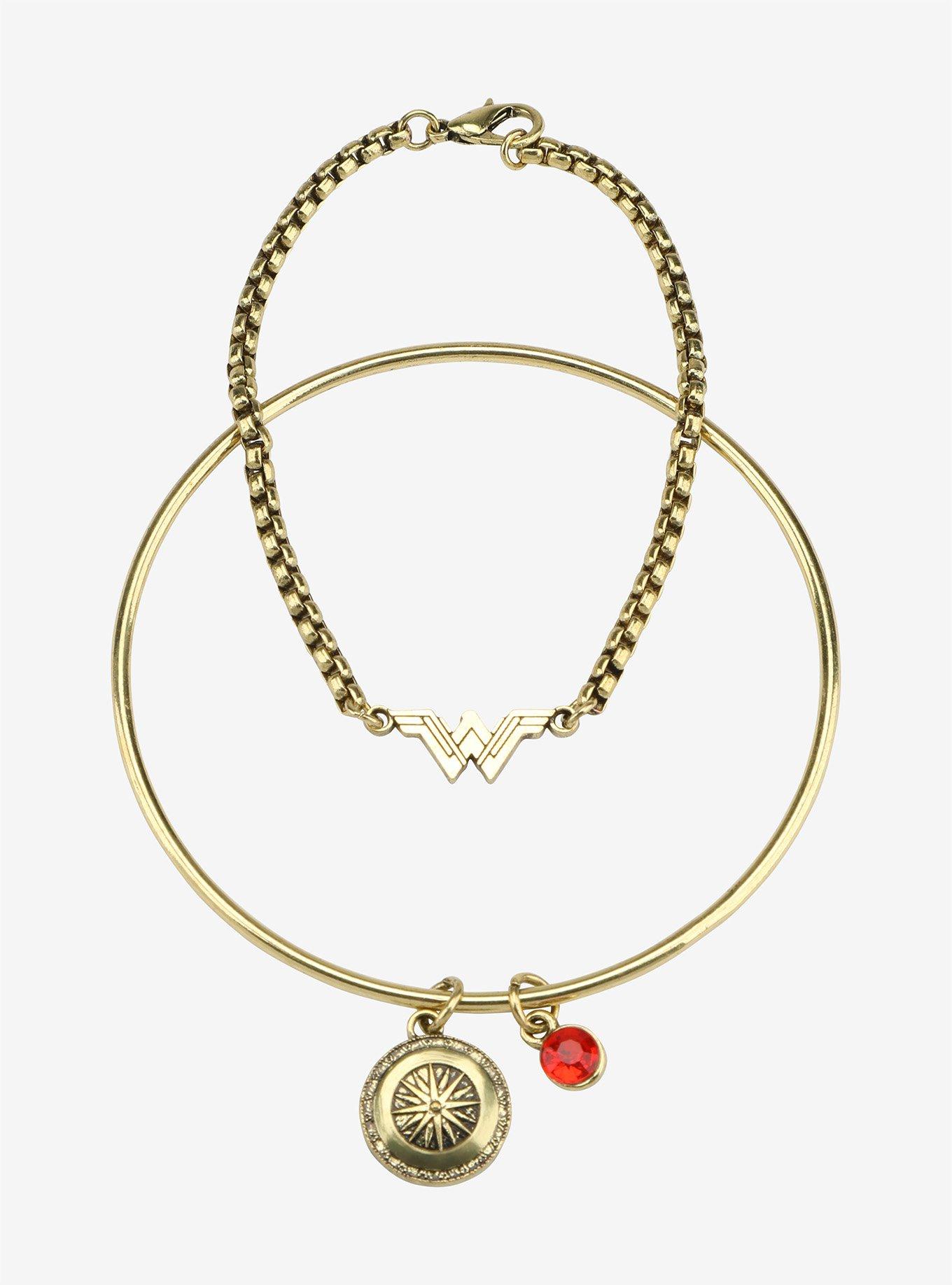 DC Comics Wonder Woman Bracelet Set, , hi-res