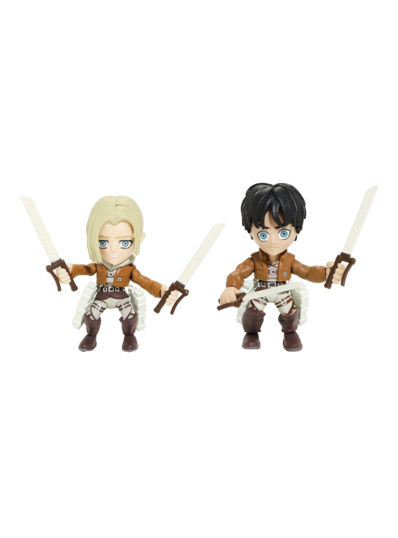 The Loyal Subjects Attack On Titan Eren Annie Fear Edition Vinyl Figure Set Summer Convention Exclusive, , hi-res