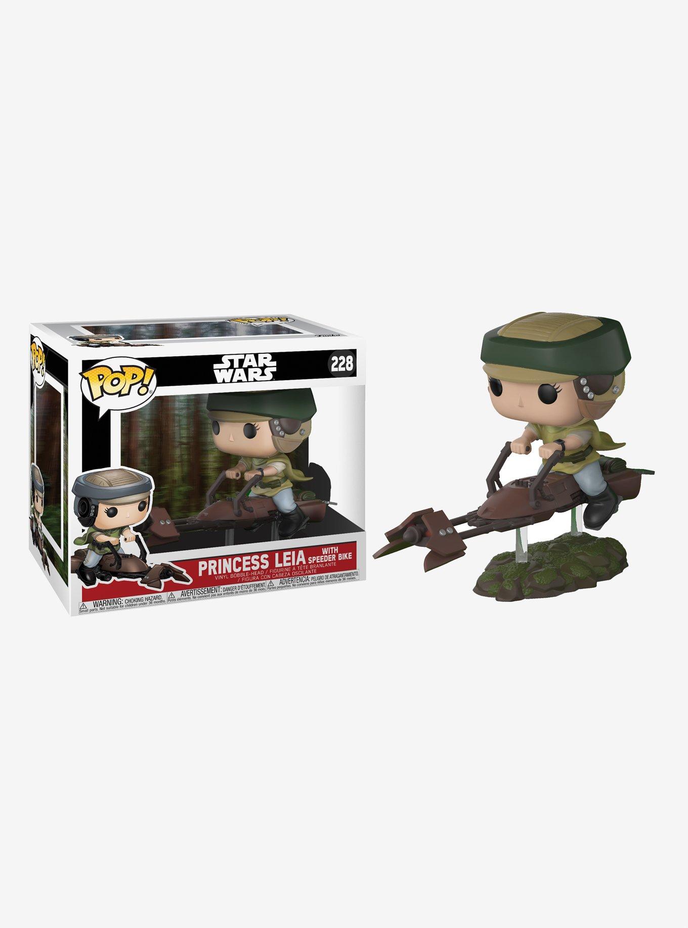 Funko Star Wars Pop! Deluxe Princess Leia With Speeder Bike Vinyl Bobble-Head, , hi-res