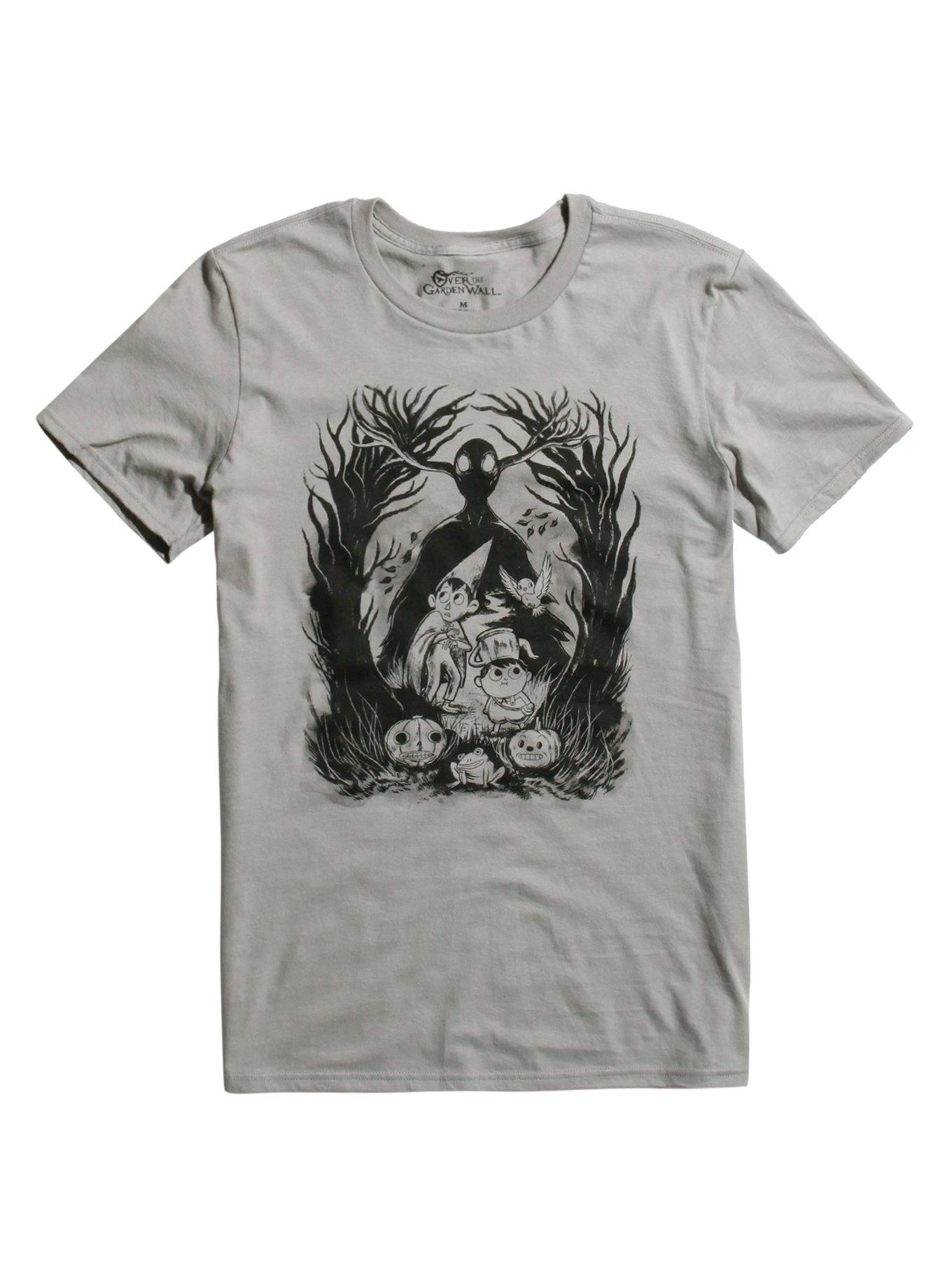 Over The Garden Wall Forest Sketch T-Shirt, MULTI