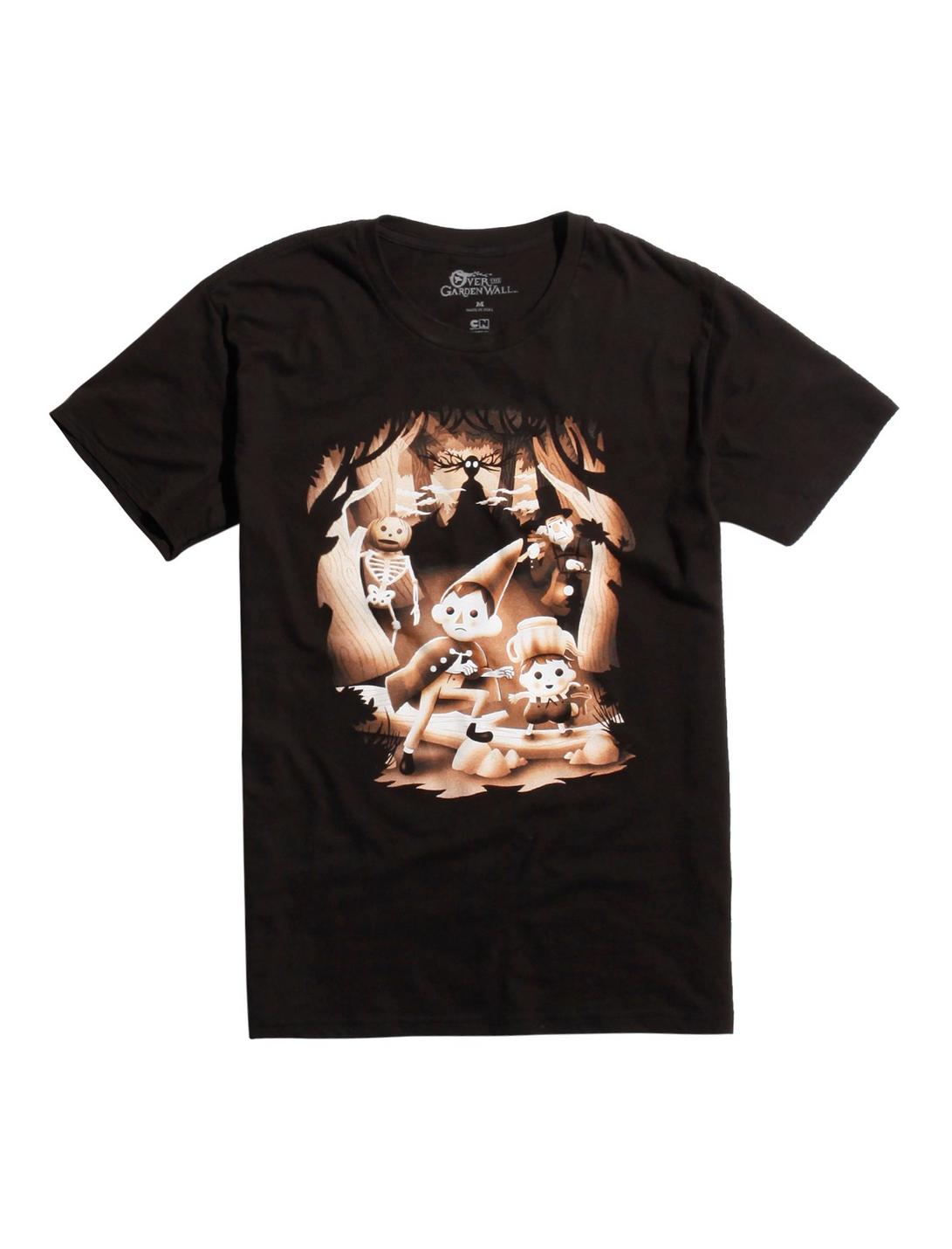 Over The Garden Wall Storybook T-Shirt, BLACK, hi-res