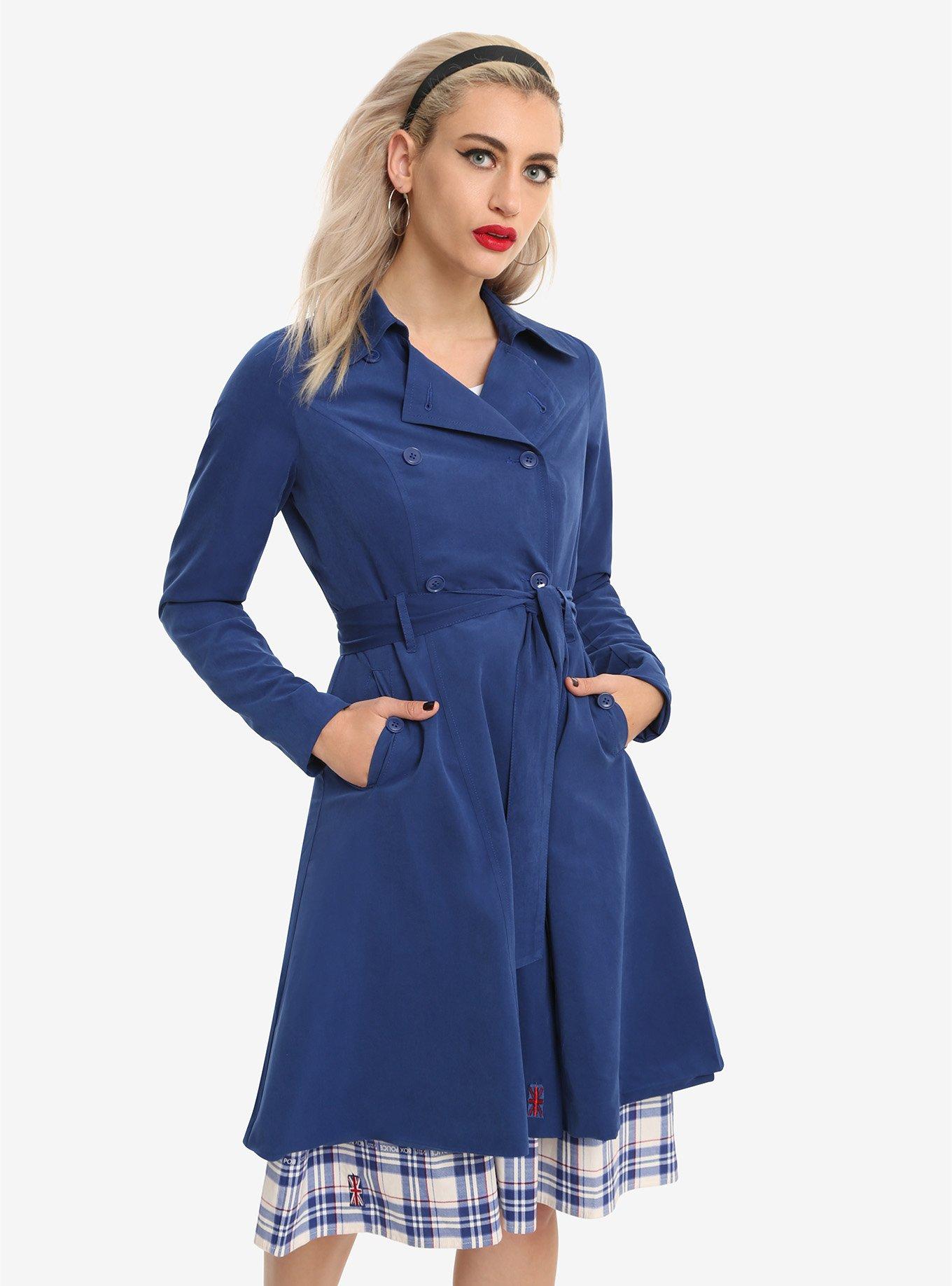 Her Universe Doctor Who Trench Coat, MULTI, hi-res