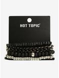Black & Hematite Guys Bracelet Set, , hi-res