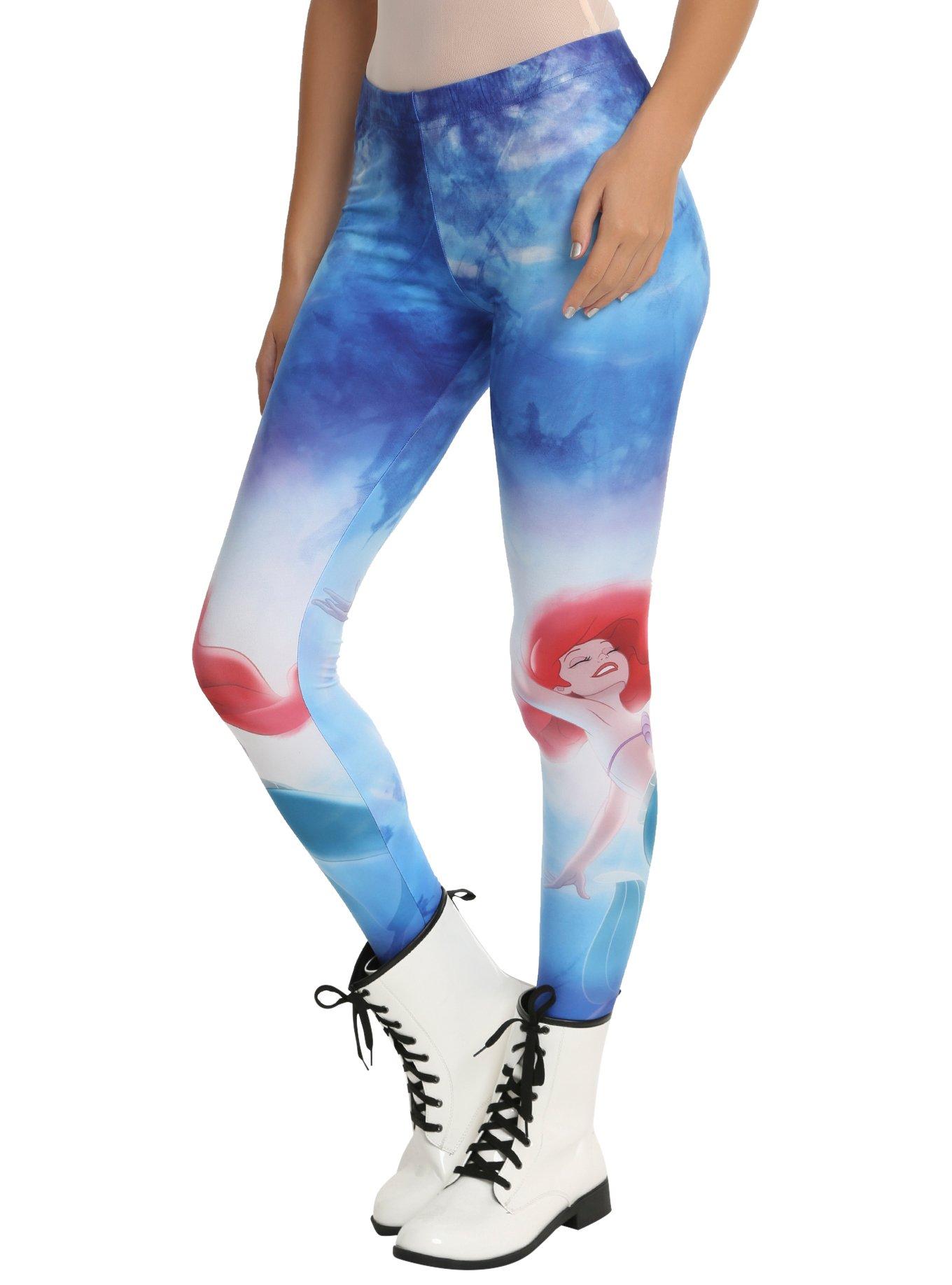 Disney The Little Mermaid Ariel Water Wash Leggings, MULTI COLOR, hi-res