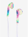 Pastel Rainbow Tie-Dye Bluetooth Earbuds, , hi-res