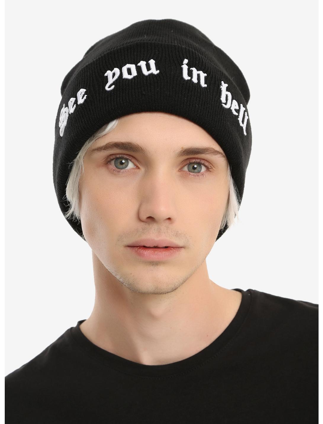 See You In Hell Black Watchman Beanie, , hi-res