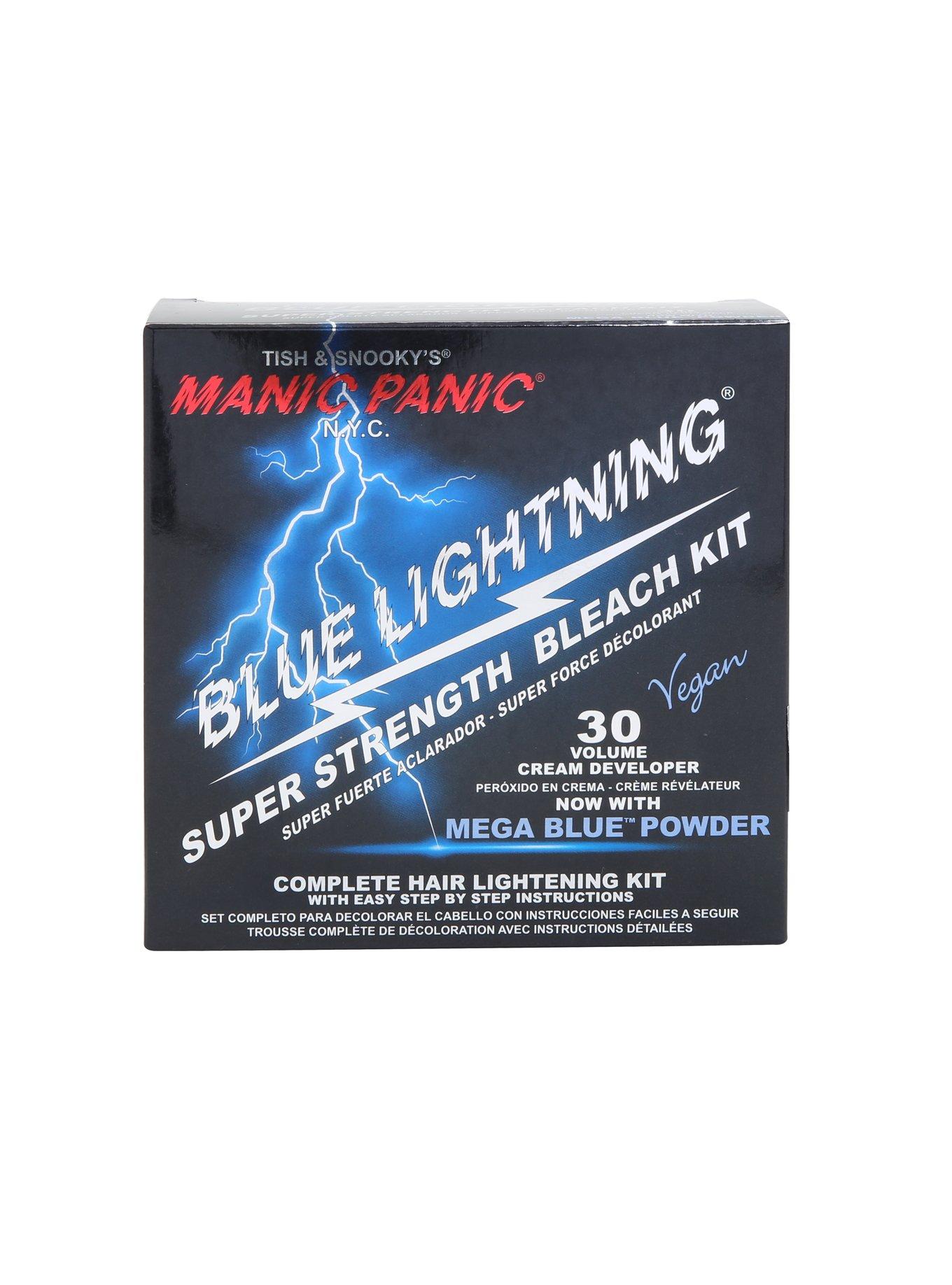 Manic Panic Blue Lightning 30 Volume Cream Hair Developer Super