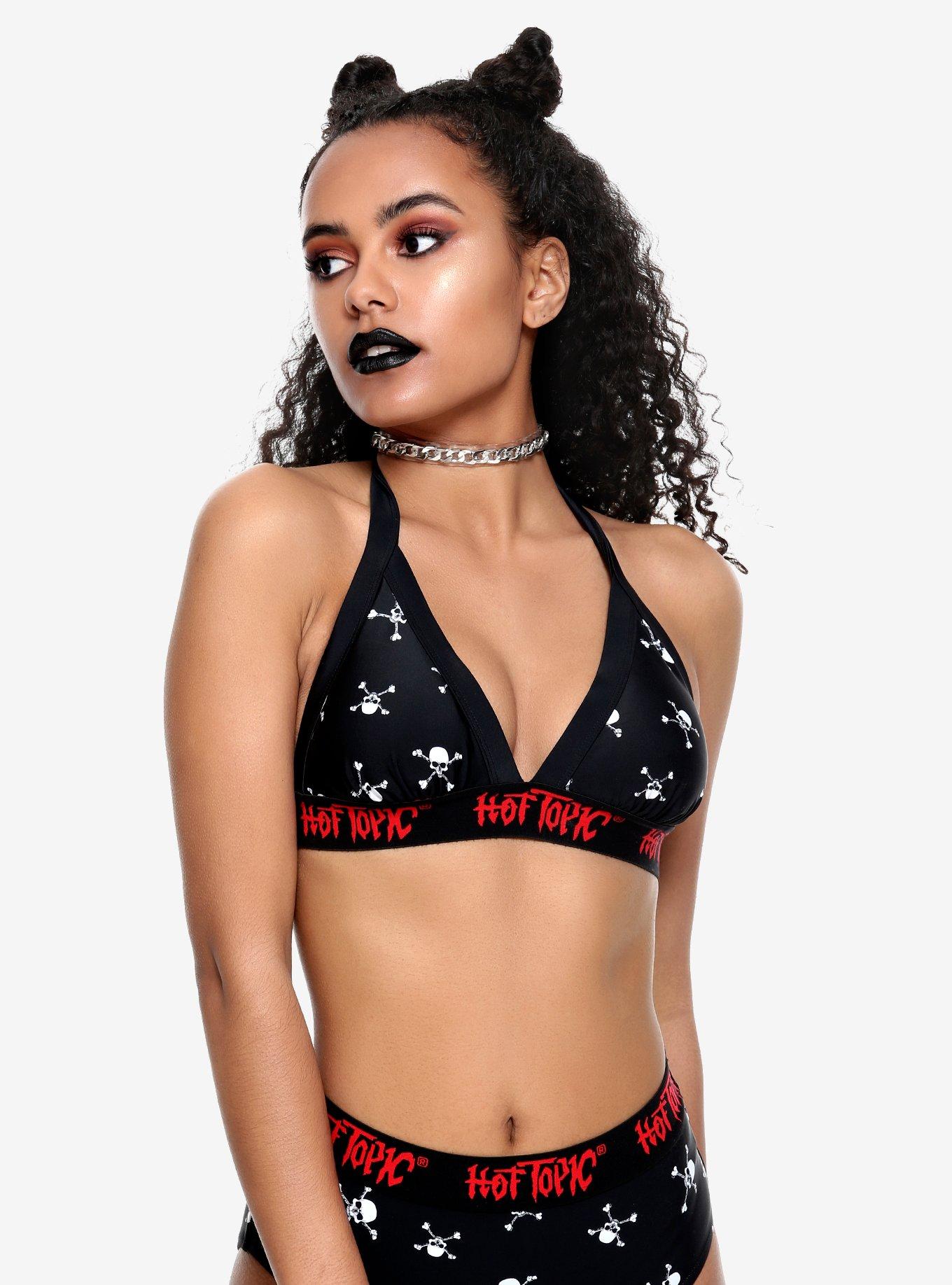 Hot Topic Skull Swim Top Hot Topic