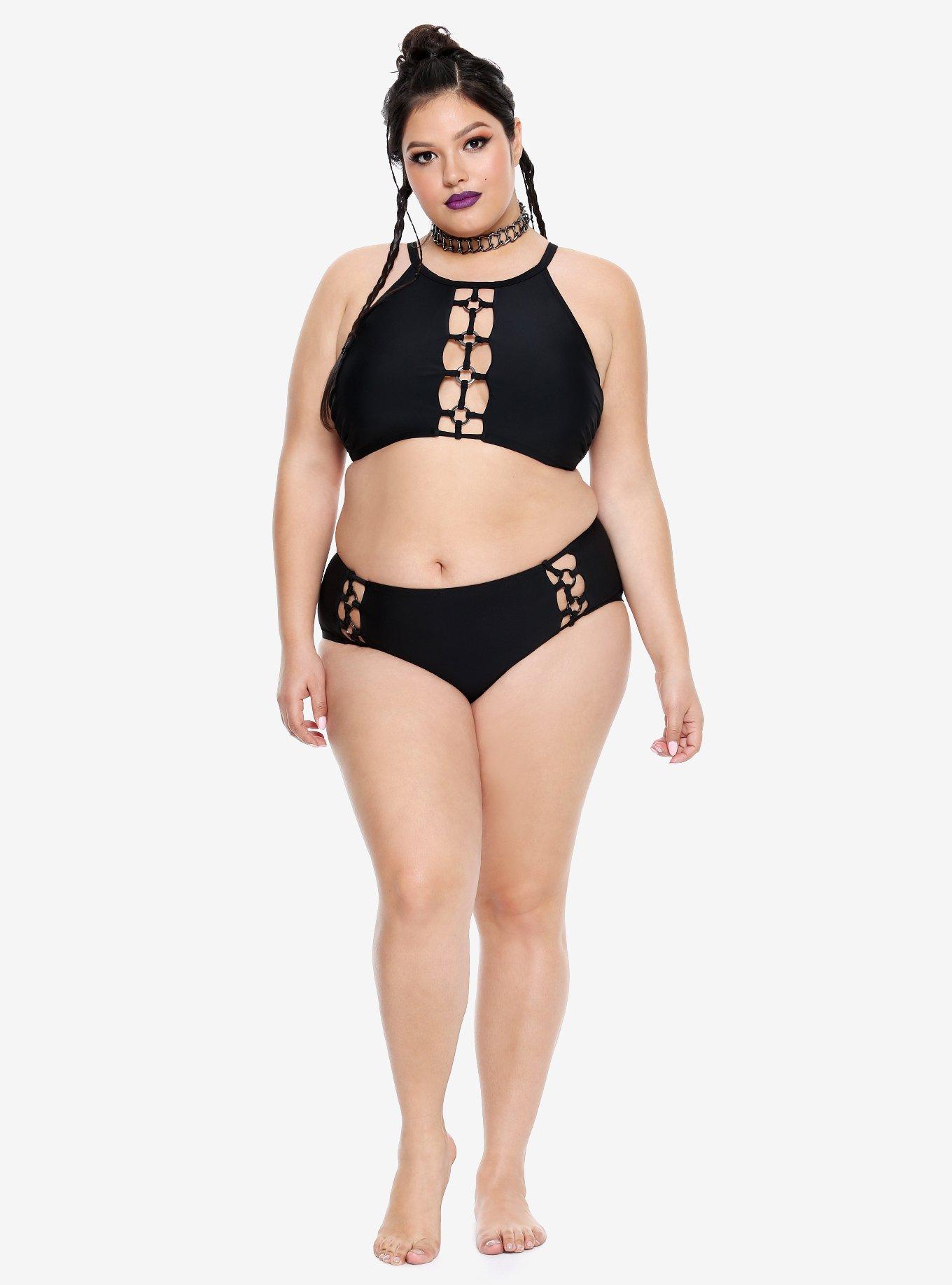 ORing Hip Swim Bottoms Plus Size Hot Topic