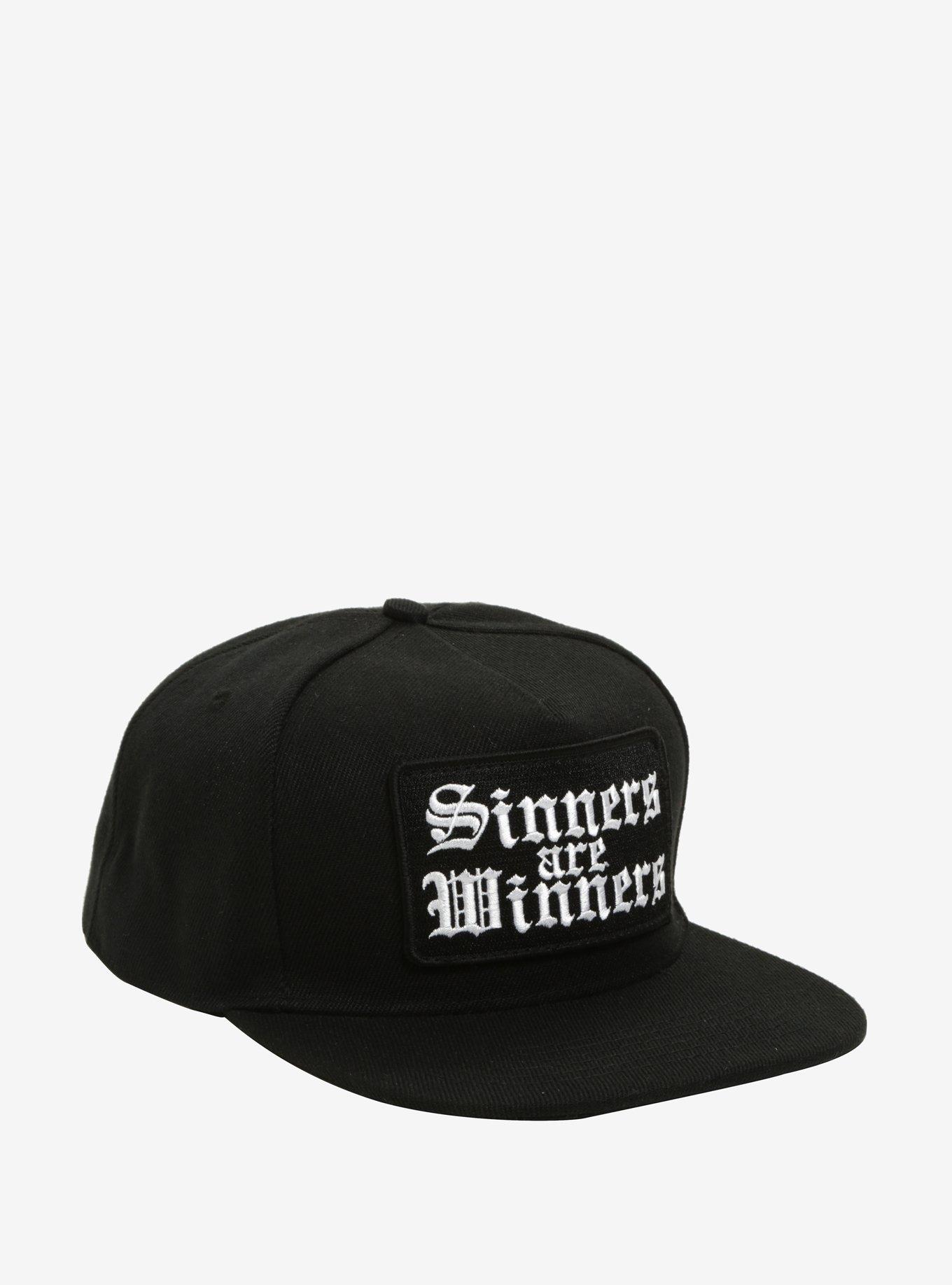 BlackCraft Sinners Are Winners Snapback Hat, , hi-res