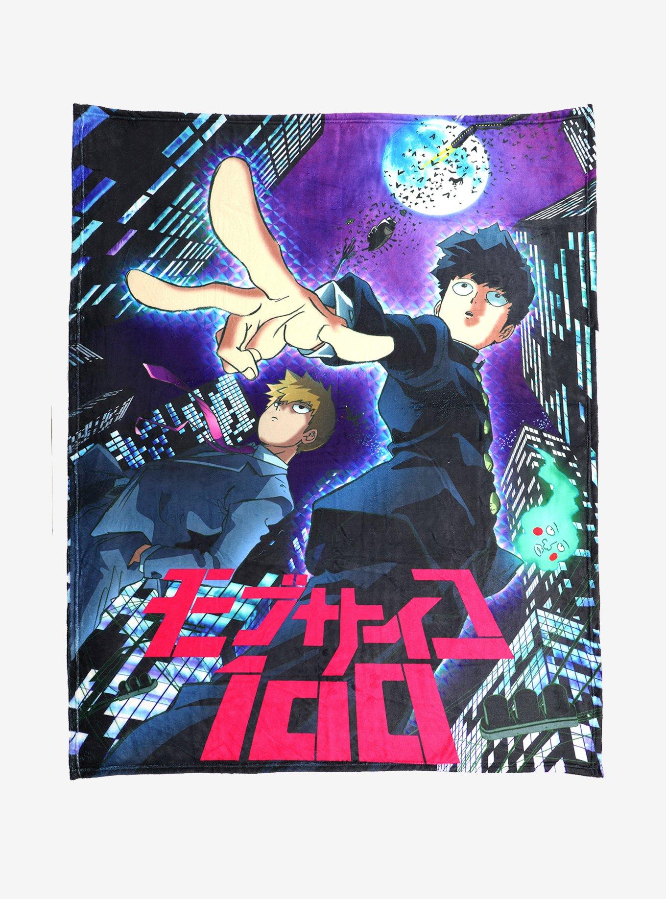 Mob Psycho 100 Throw Blanket, , hi-res