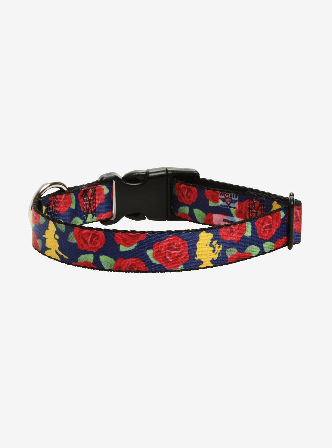 Disney Beauty And The Beast Roses Pet Collar, MULTI, hi-res