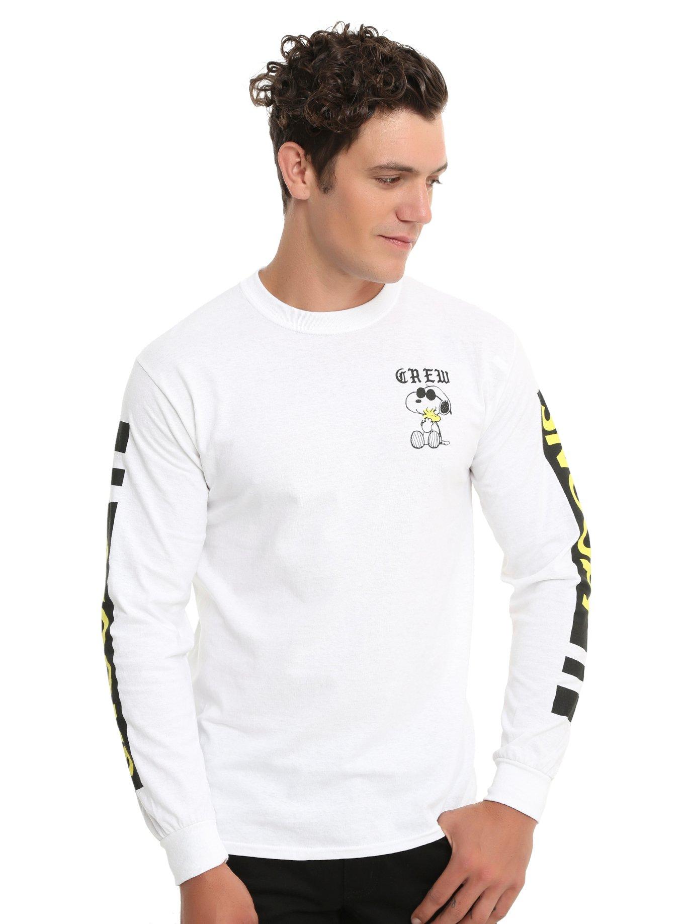 Peanuts Snoopy Woodstock Long-Sleeve T-Shirt, WHITE, hi-res