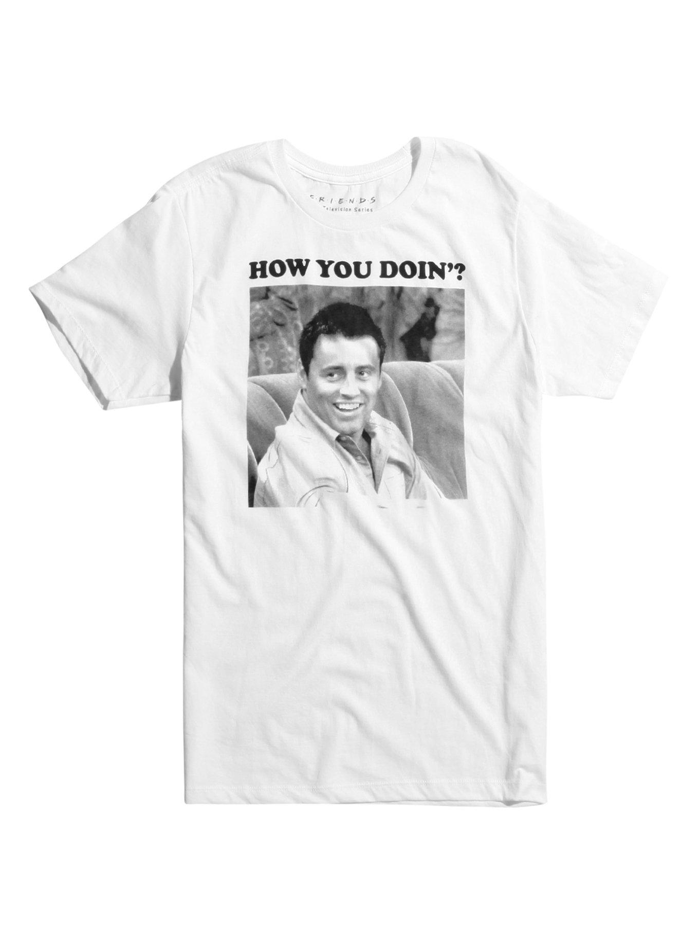 Friends Joey How You Doin'? T-Shirt, WHITE, hi-res