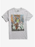 The Real Ghostbusters Poster T-Shirt, HEATHER GREY, hi-res