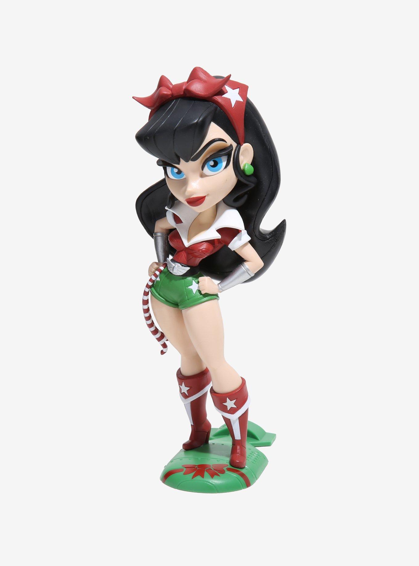 DC Comics Bombshells Wonder Woman 2017 Holiday Edition Vinyl Figure Hot Topic Exclusive, , hi-res