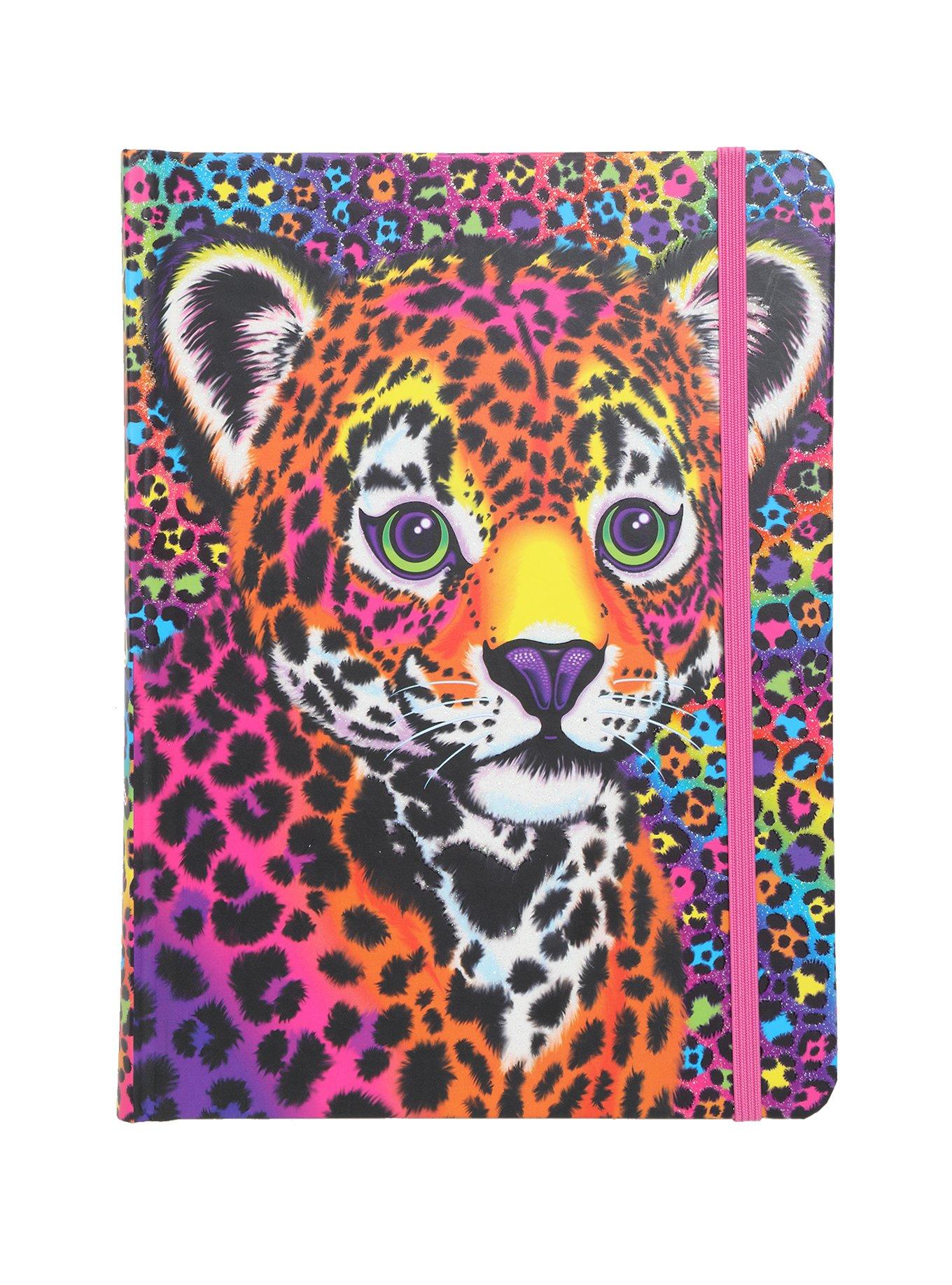 Lisa Frank-inspired Snow Leopard 🧡💜🩷 this was made using my Sassy the  Snow Leopard Pattern on Ribblr &  and I am so happy wi