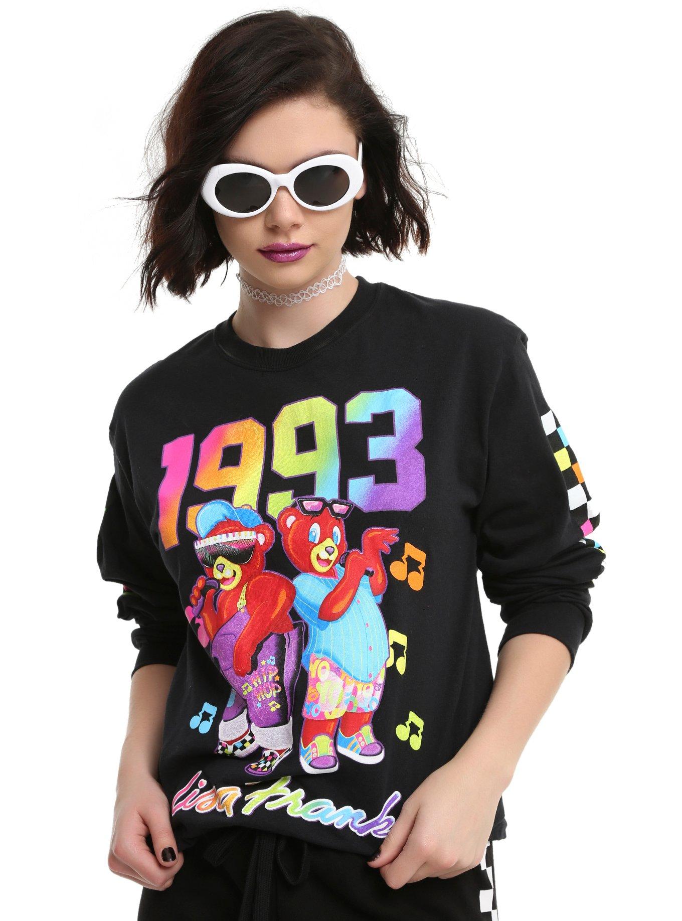 Lisa Frank 90's Bear Long-Sleeve T-Shirt