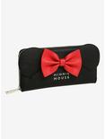 Loungefly Disney Minnie Mouse Ears Zip Wallet, , hi-res