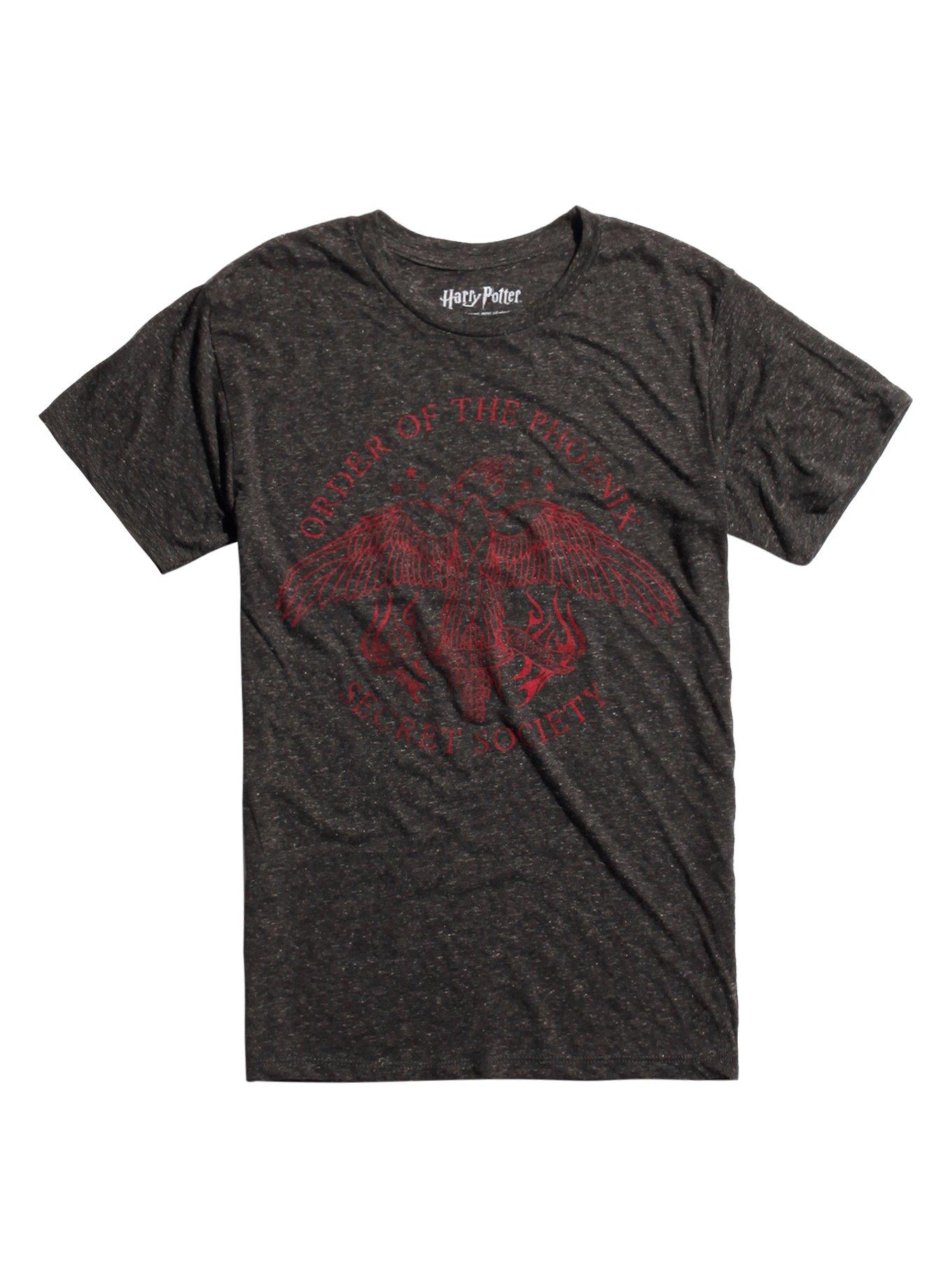 Harry Potter Order Of The Phoenix Seal T-Shirt, HEATHER GREY, hi-res