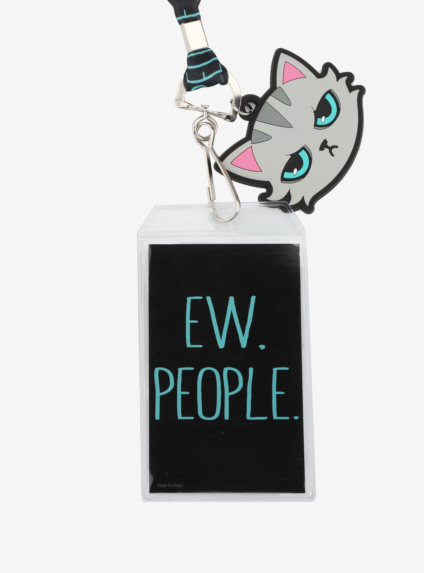 Ew People Cat Lanyard, , hi-res