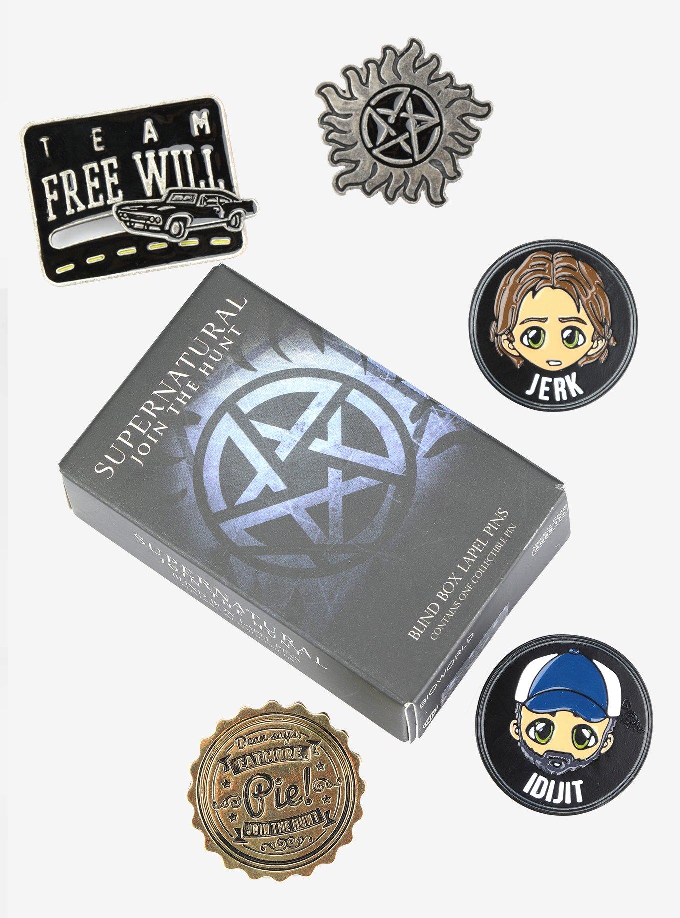 Supernatural Blind Box Enamel Pin, , hi-res