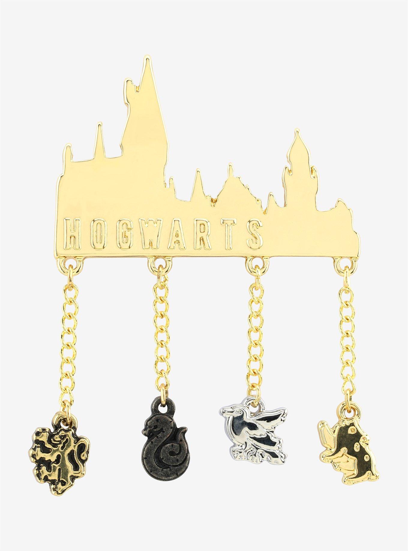 Harry Potter Hogwarts Charm Lapel Pin, , hi-res