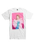 Clueless Cher Pink Boa T-Shirt, WHITE, hi-res