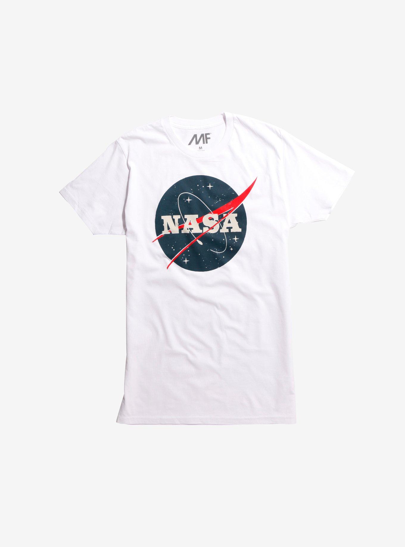 NASA Logo T-Shirt, WHITE, hi-res