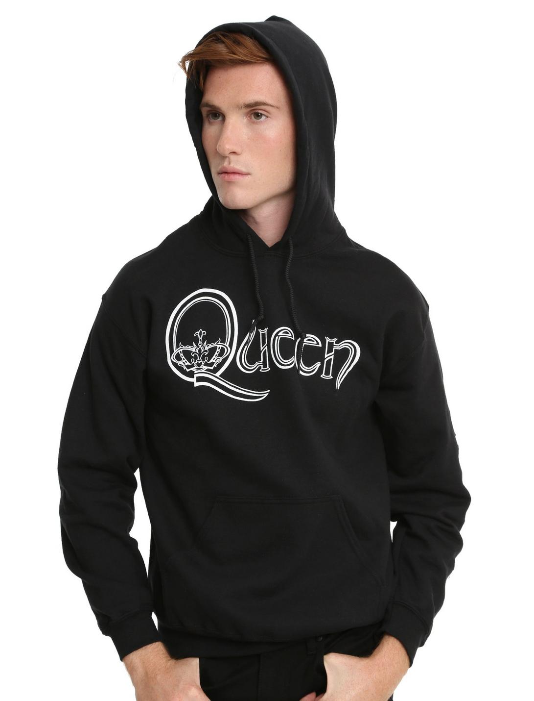 Queen We Are The Champions Hoodie, BLACK, hi-res