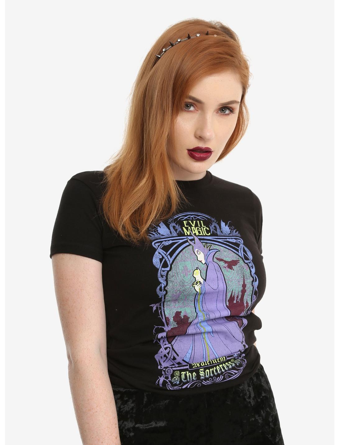 Disney Maleficent The Sorceress Girls T-Shirt, BLACK, hi-res