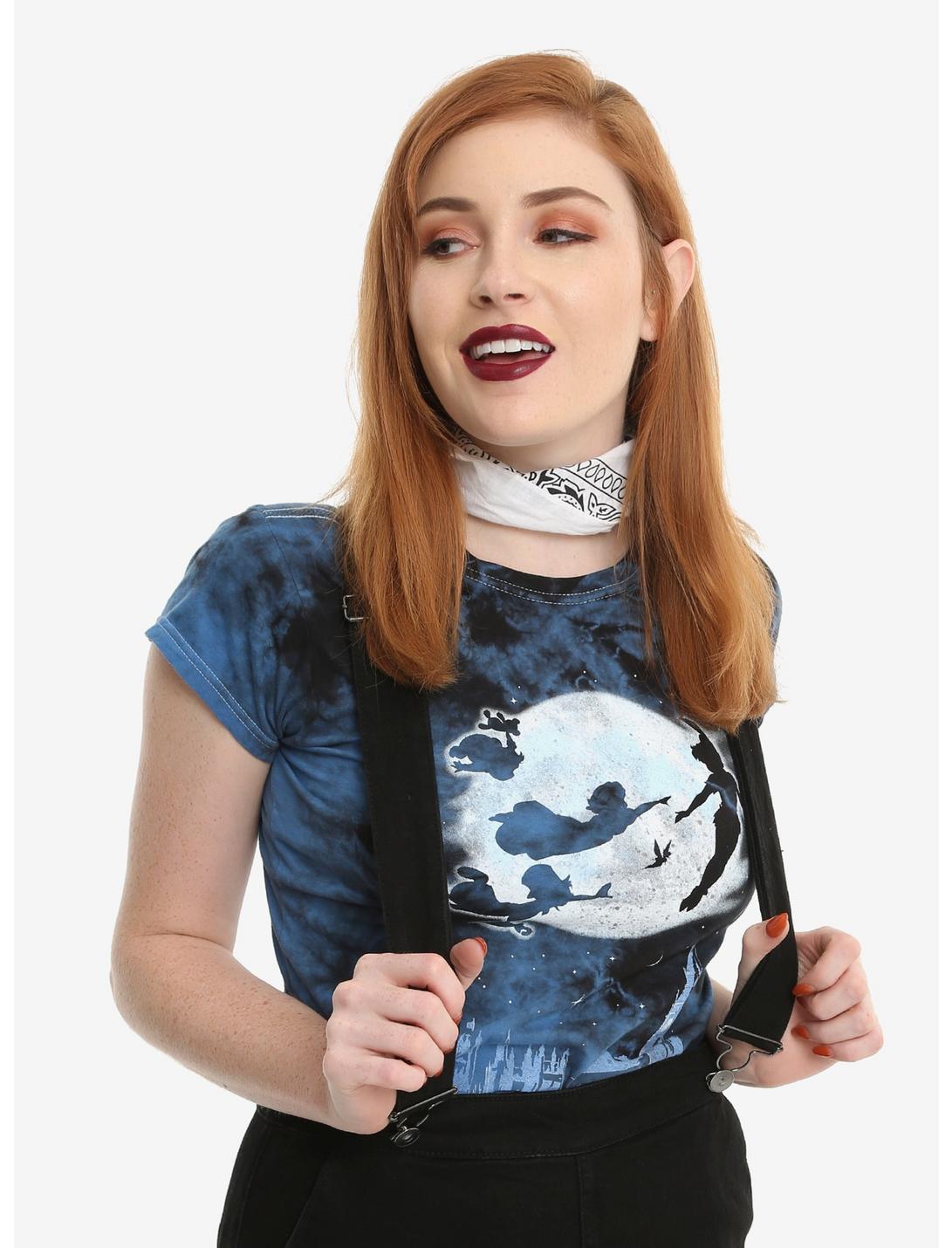 Disney Peter Pan Starry Flight Tie Dye Girls T-Shirt, BLUE, hi-res