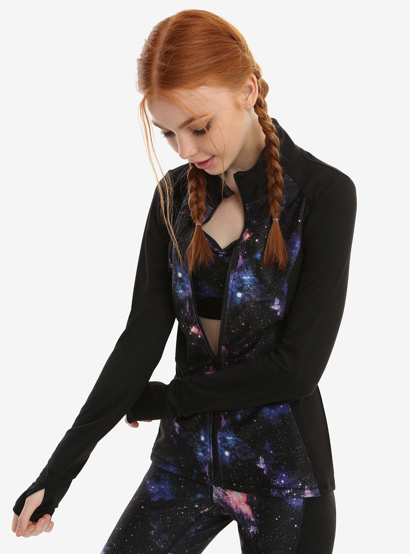 Galaxy Print Track Jacket, MULTI, hi-res