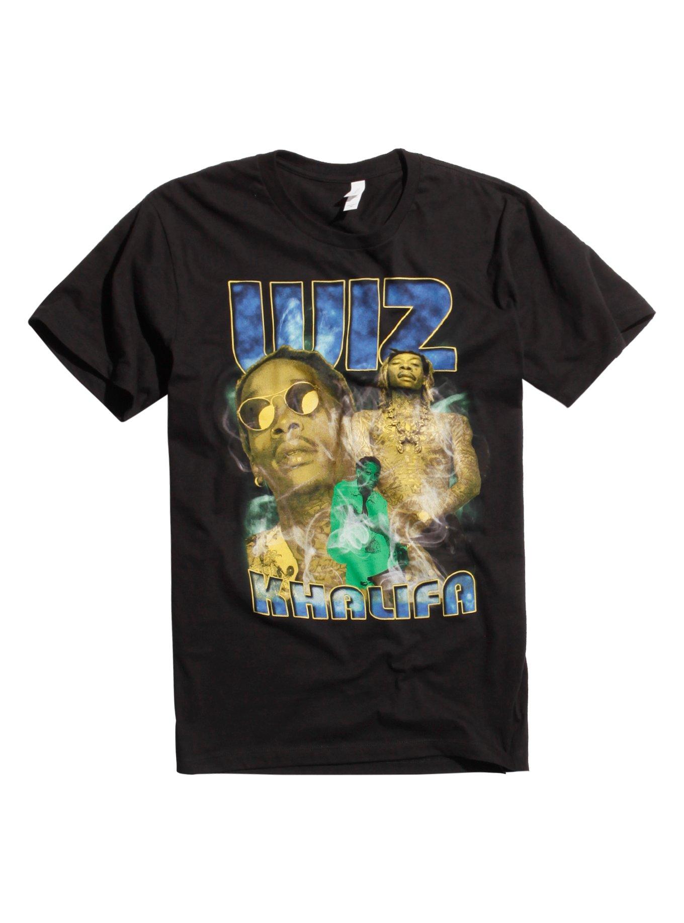 tyktflydende spisekammer Skabelse Wiz Khalifa 90s T-Shirt | Hot Topic