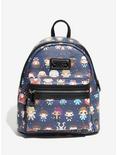 Loungefly Stranger Things 2 Chibi Allover Print Mini Backpack - BoxLunch Exclusive, , hi-res