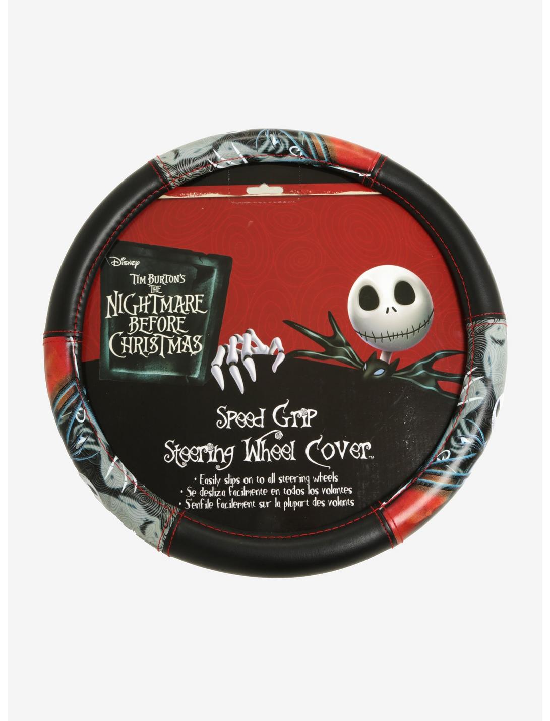 The Nightmare Before Christmas Jack Skellington Ghostly Steering Wheel Cover, , hi-res